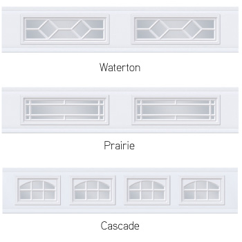 Decorative Inserts For Garage Door Windows, Cascade Garage Door Windows