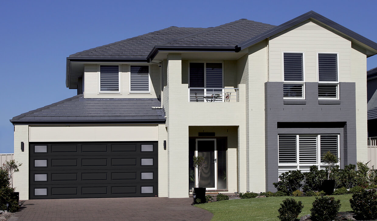 Classic MIX, 16' x 7', Black, window layout: Outer Harmony