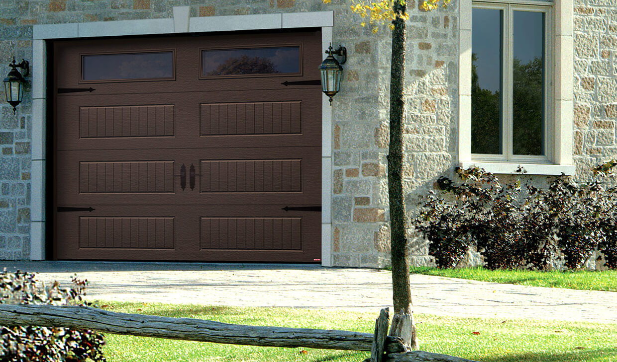 North Hatley LP, 9' x 8', Moka Brown, Clear windows