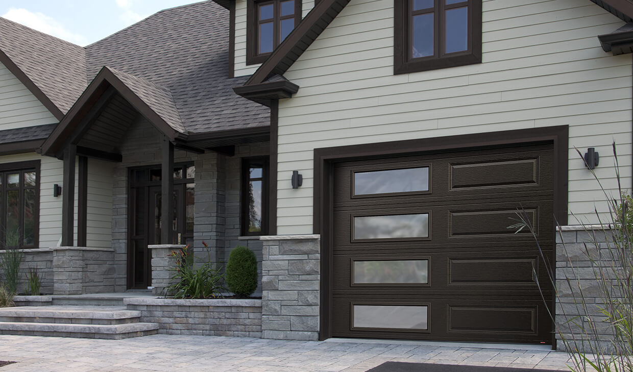 Classic XL, 9' x 7', Moka Brown, window layout: Left-side Harmony