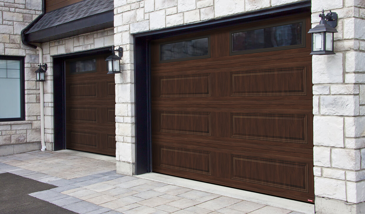 Classic XL, 9' x 7', American Walnut, Clear windows
