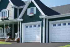 House with garage doors