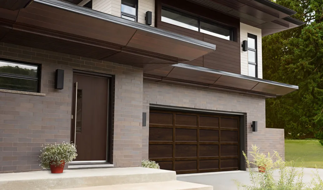 Cambridge CL 15' x 7', Chocolate Walnut door and overlays, No windows