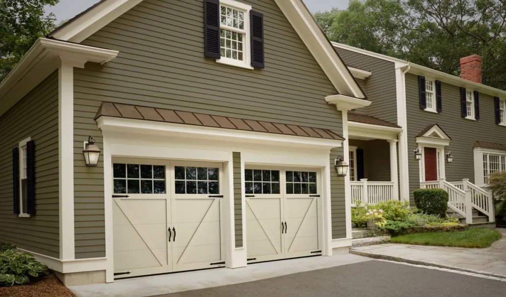 Princeton P-23, 9' x 7', Desert Sand doors and overlays, 8 lite Panoramic windows