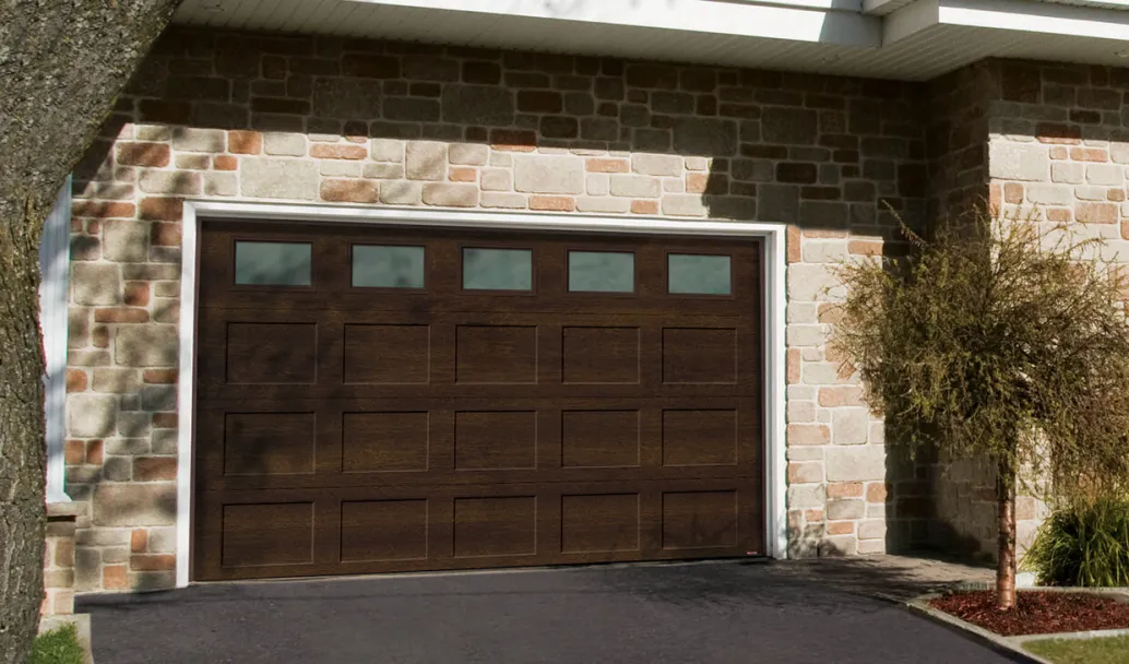 Shaker CC, 12' x 7', Chocolate Walnut, Clear windows