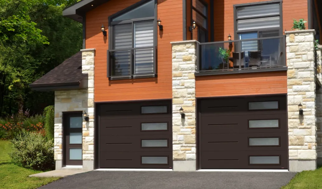 Vog, 10' x 8', Moka Brown, window layout: Right-side Harmony