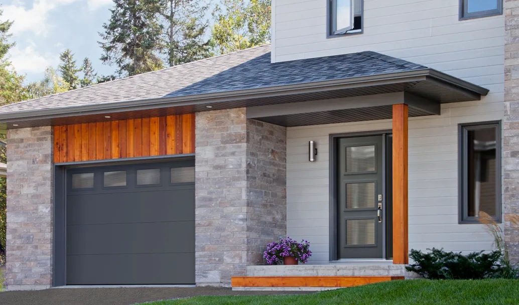 Flush, 10' x 7', Charcoal, Masterline windows