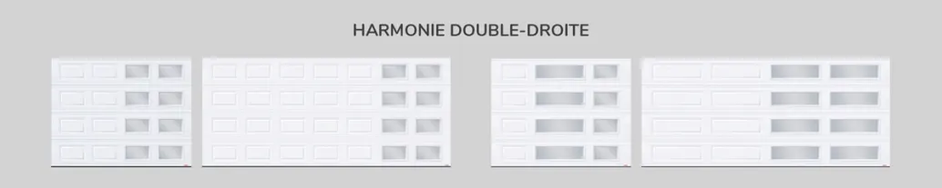 Fenestration : Harmonie double-droite