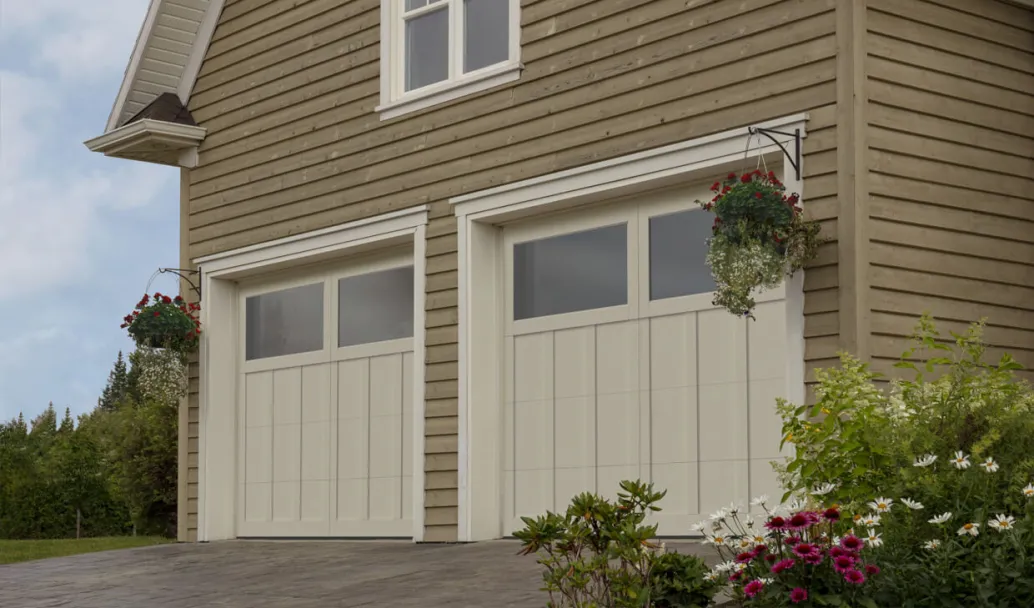 Princeton P-13, 9' x 7', Desert Sand doors and overlays, Clear Panoramic windows