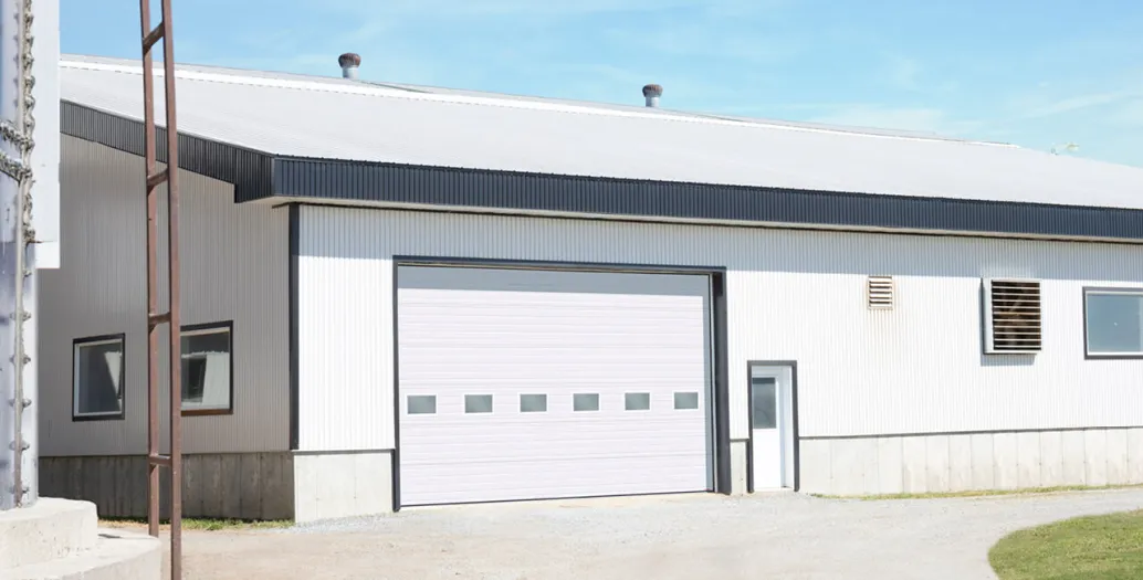 G-5000 door, 20' x 12', Blanc glacier