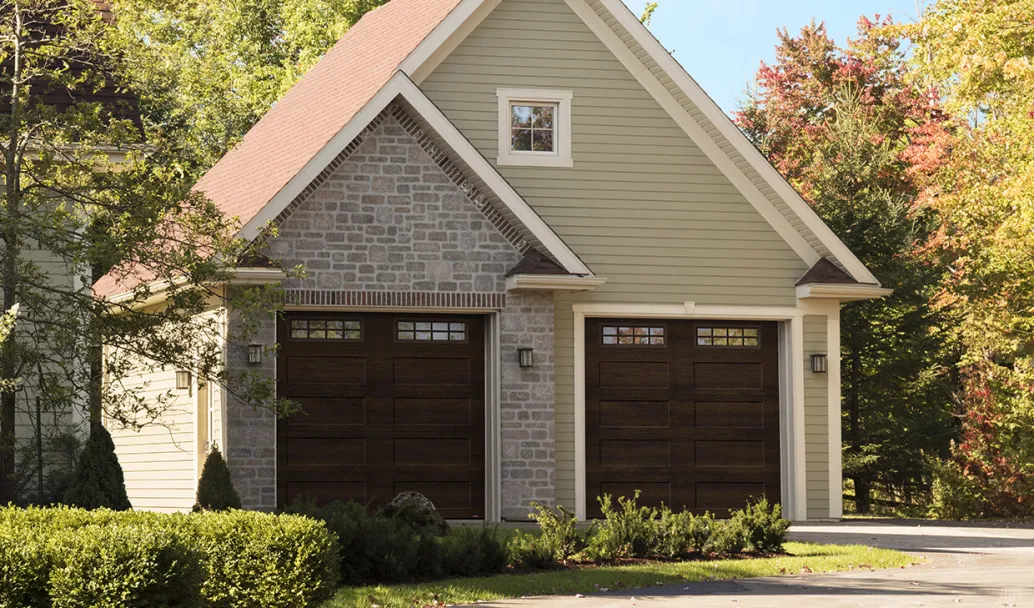 Shaker XL, 10' x 9', Chocolate Walnut, windows with Stockton Inserts
