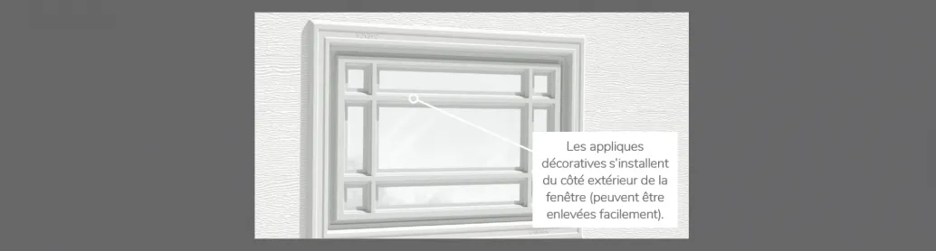 Applique Prairie, 21" x 13" ou 20" x 13", disponible pour les portes R-16, 2 parois - Polystyrène, 1 paroi - Polystyrène, Non isolée