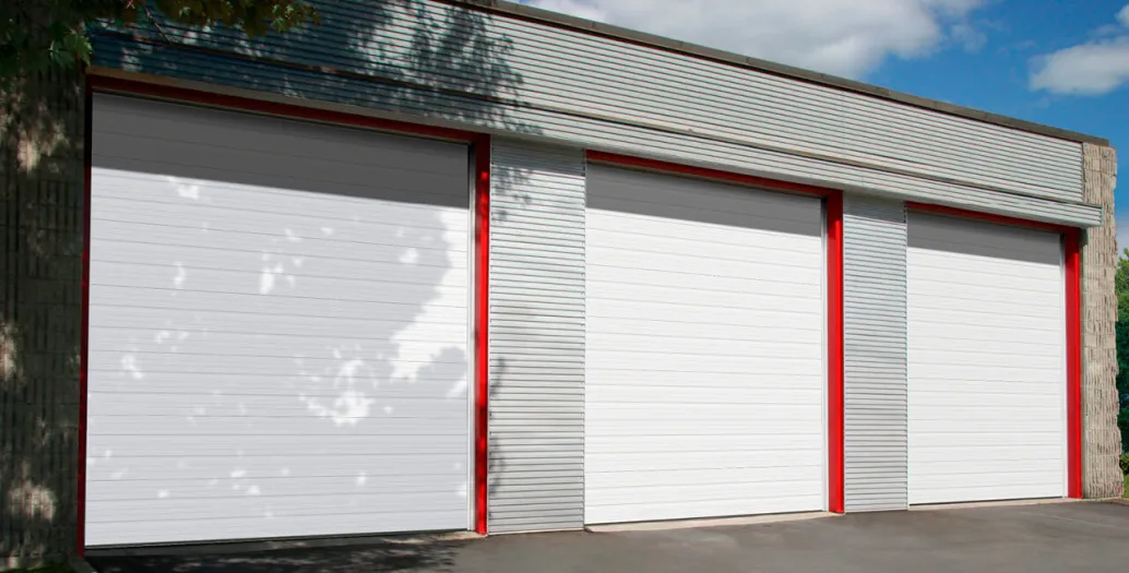 Portes S-24, 12' x 14', Blanc