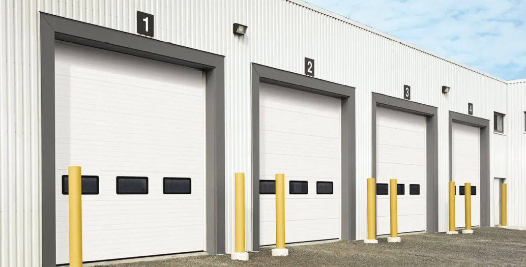 Portes SSG, 12' x 14', Blanc