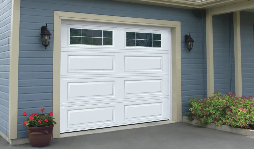 Vantage Classique Long, 9' x 7', Blanc doux, fenêtres avec Appliques Stockton