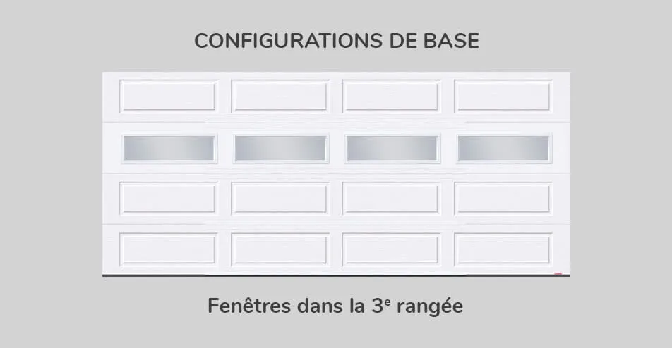 Configuration de base - fenêtres dans la 3e rangée