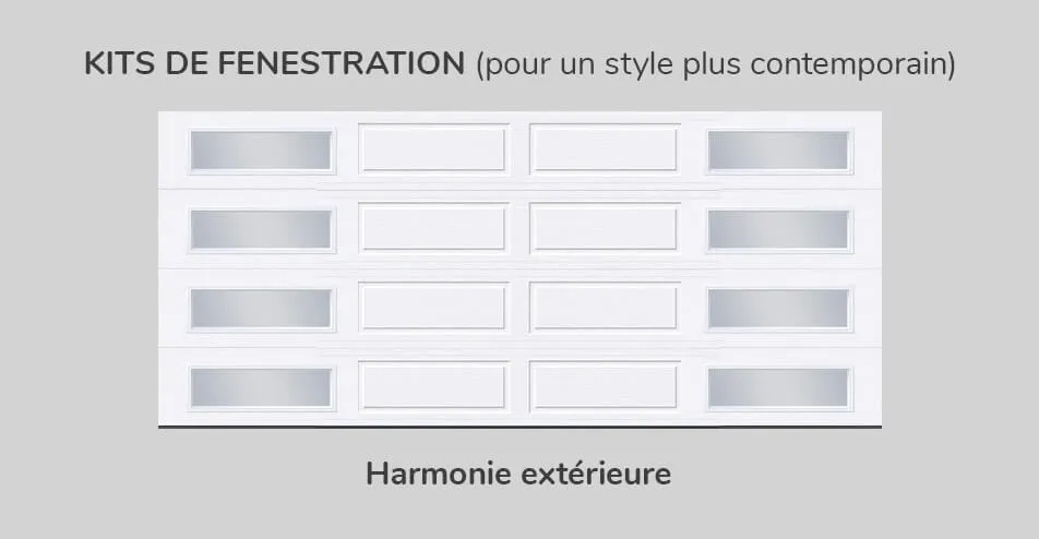 Kit de fenestration, 16' x 7', Harmonie extérieure