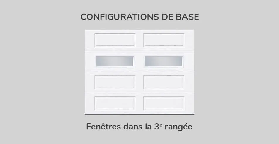 Configuration de base - fenêtres dans la 3e rangée
