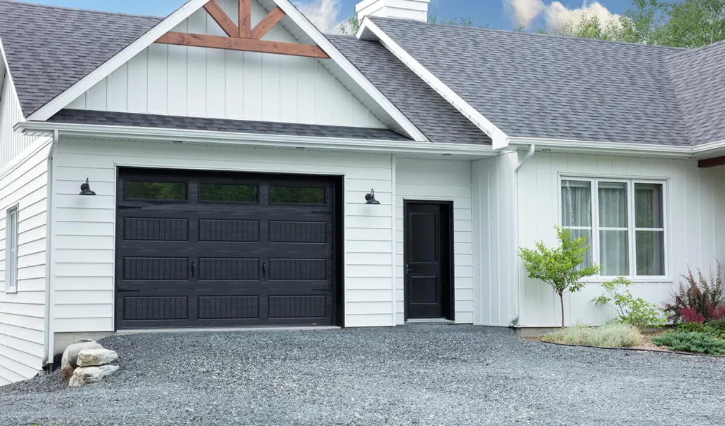 Standard+ North Hatley LP, 12' x 8', Black, Clear windows