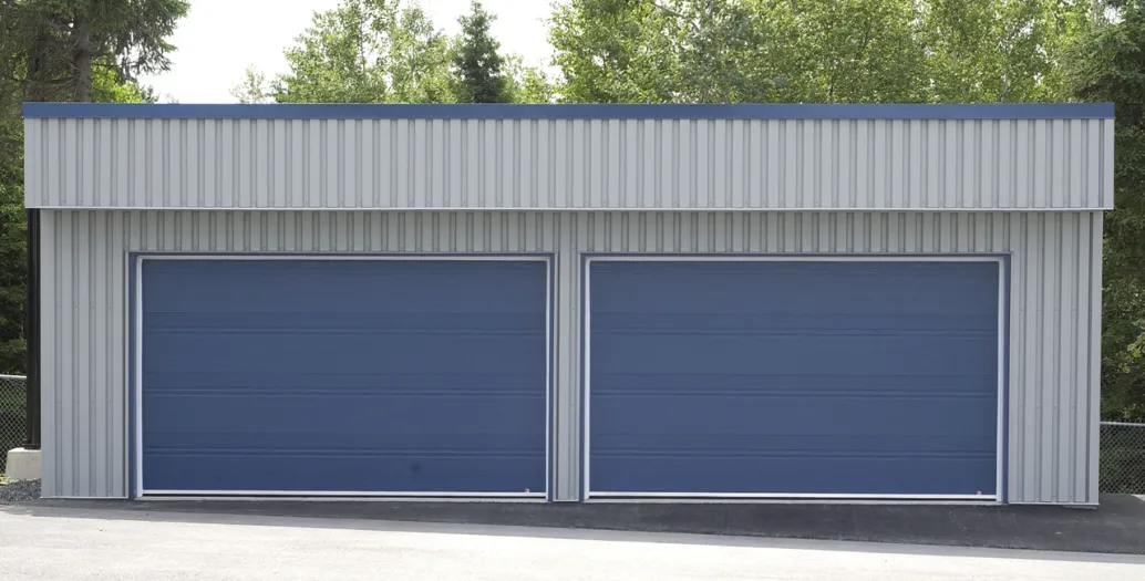 Portes G-1000, 12' x 8', Bleu héron
