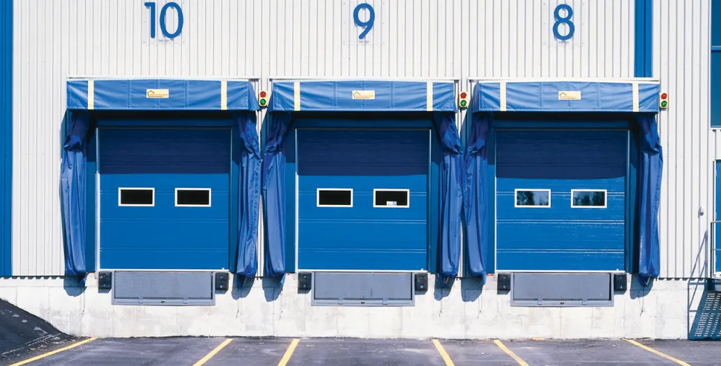 Portes G-1000, 8' x 8', Bleu héron