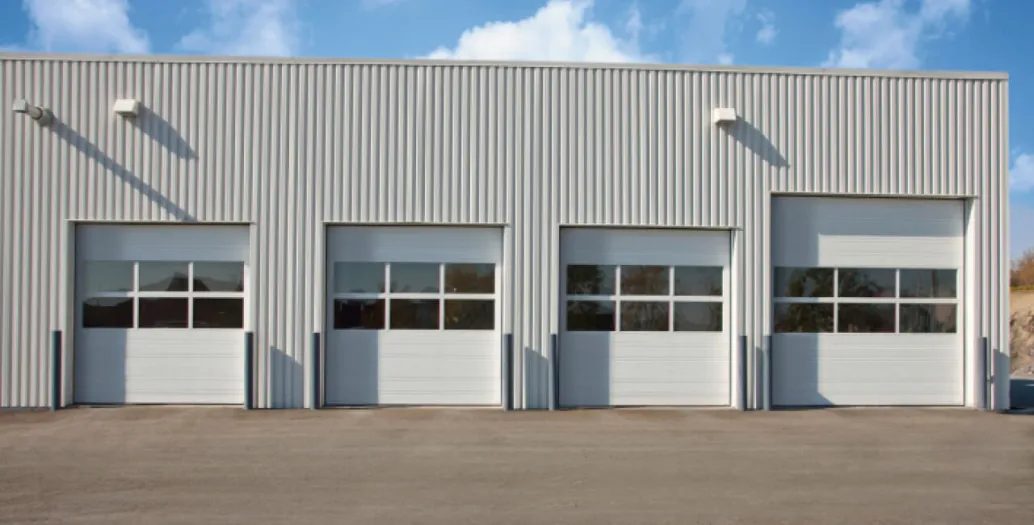 Portes G-2023, 10' x 10' et 12' x 12', Blanc tex