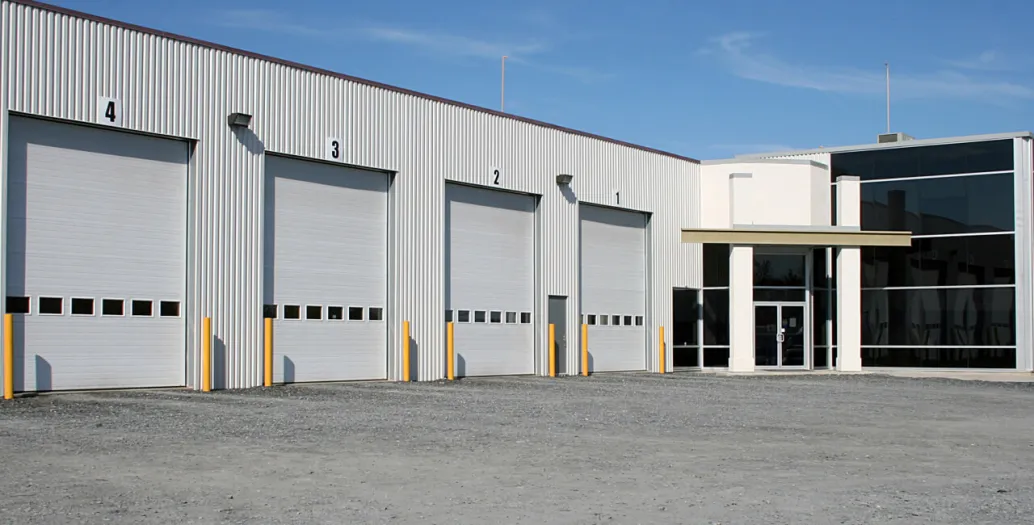 Portes G-5000, 14' x 16', Blanc glacier