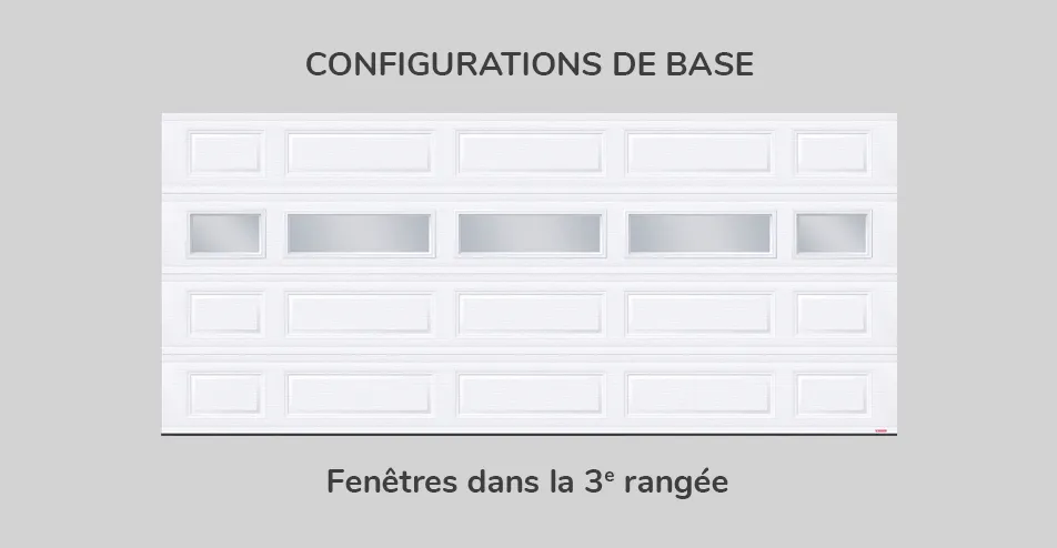 Configuration de base - fenêtres dans la 3e rangée