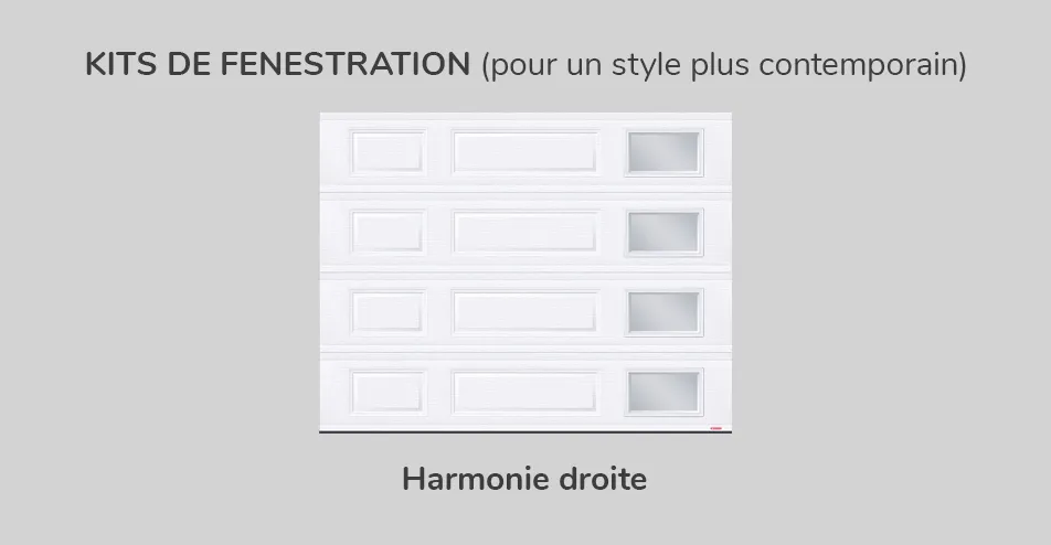 Kit de fenestration - Harmonie droite