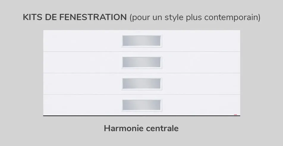 Kit de fenestration, 16' x 7', Harmonie centrale