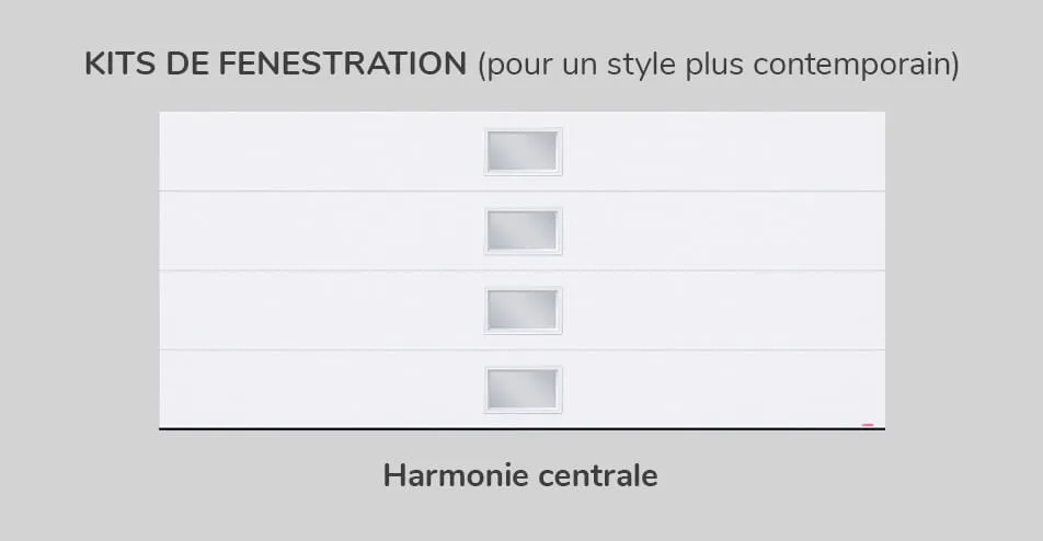 Kit de fenestration, 16' x 7', Harmonie centrale