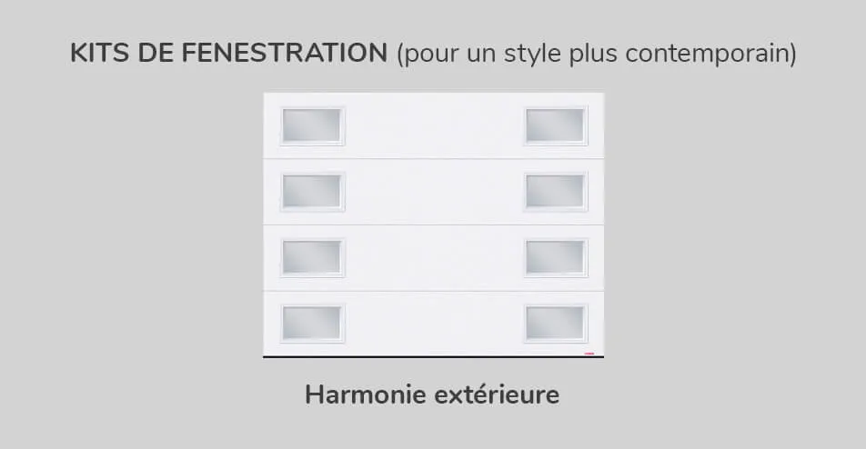 Kit de fenestration, 9' x 7', Harmonie extérieure