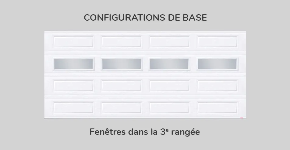 Configuration de base - fenêtres dans la 3e rangée