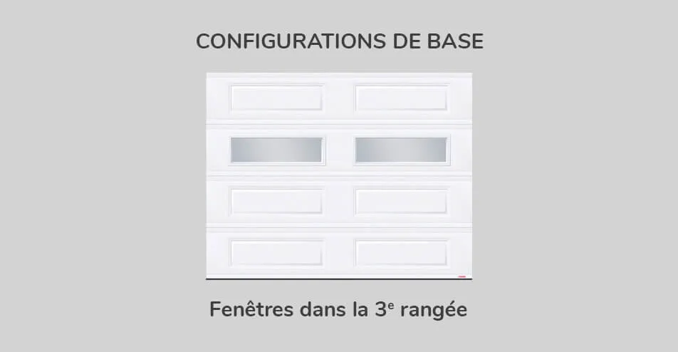 Configuration de base - fenêtres dans la 3e rangée