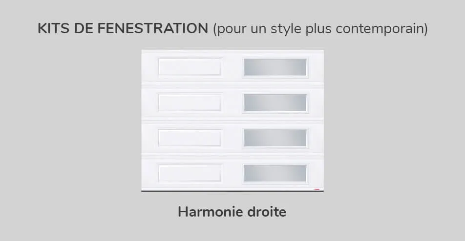 Kit de fenestration - Harmonie droite