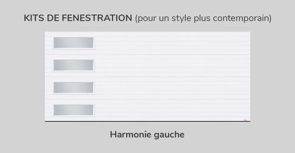 Kit de fenestration - Harmonie gauche