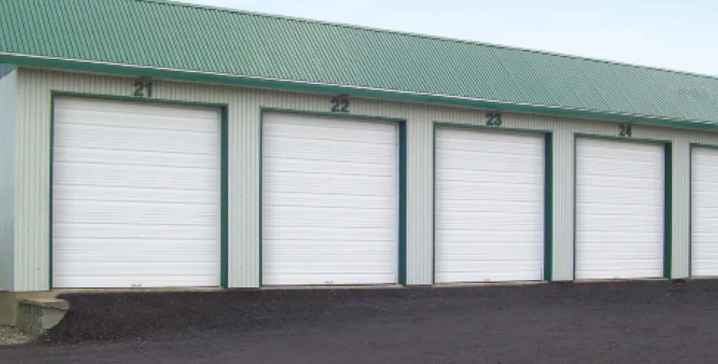 SSI-24 doors, 10' x 10', Ice White