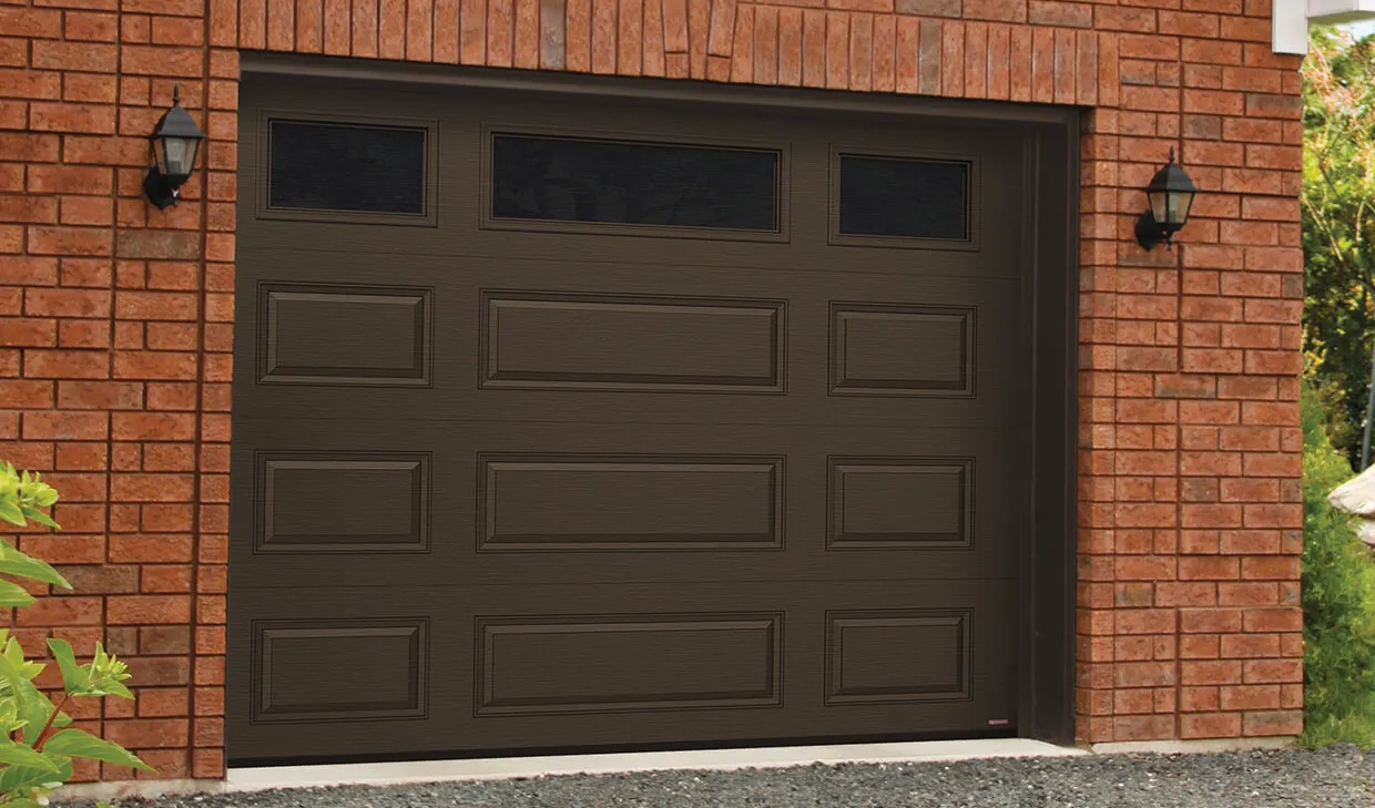 Image Gallery Residential Garaga Clic Mix 9 X 7 Moka Brown Clear Windows