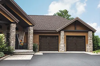 Regal Shaker-CS Long, 9' x 8', Dark Walnut, windows with Stockton Inserts