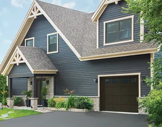 Standard+ Shaker CC, 9' x 7', Moka Brown, Clear windows