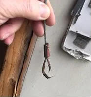 Broken lift cable