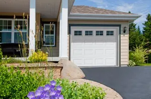 House with a garage door