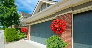 view of garage doors