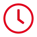 Icône d'une horloge'