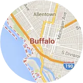 Many certified installers serving Buffalo