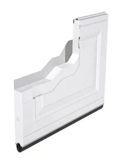 Steel garage doors, insulated or non-insulated