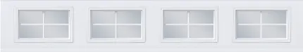 windows with grids - 4 lites