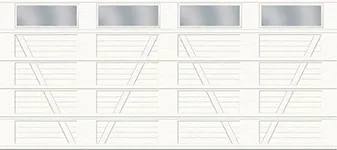 V Layout, 4-Slat Base - 4 bays