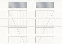 Configuration V, Cœur rainuré - 2 volets