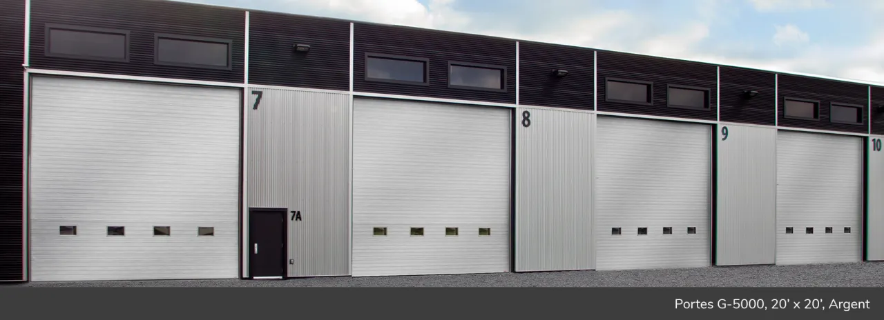 Portes G-5000, 20' x 20', Argent